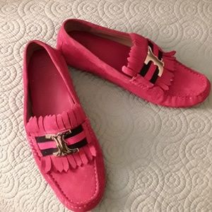 Gemini link Tory Burch driving shoes